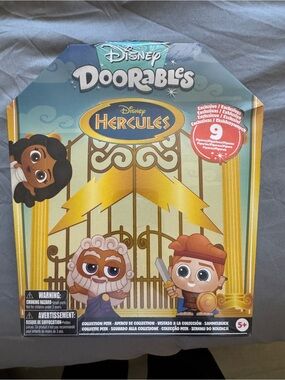 Disney Doorables Hercules Collector Set - Blue, Green & Gold